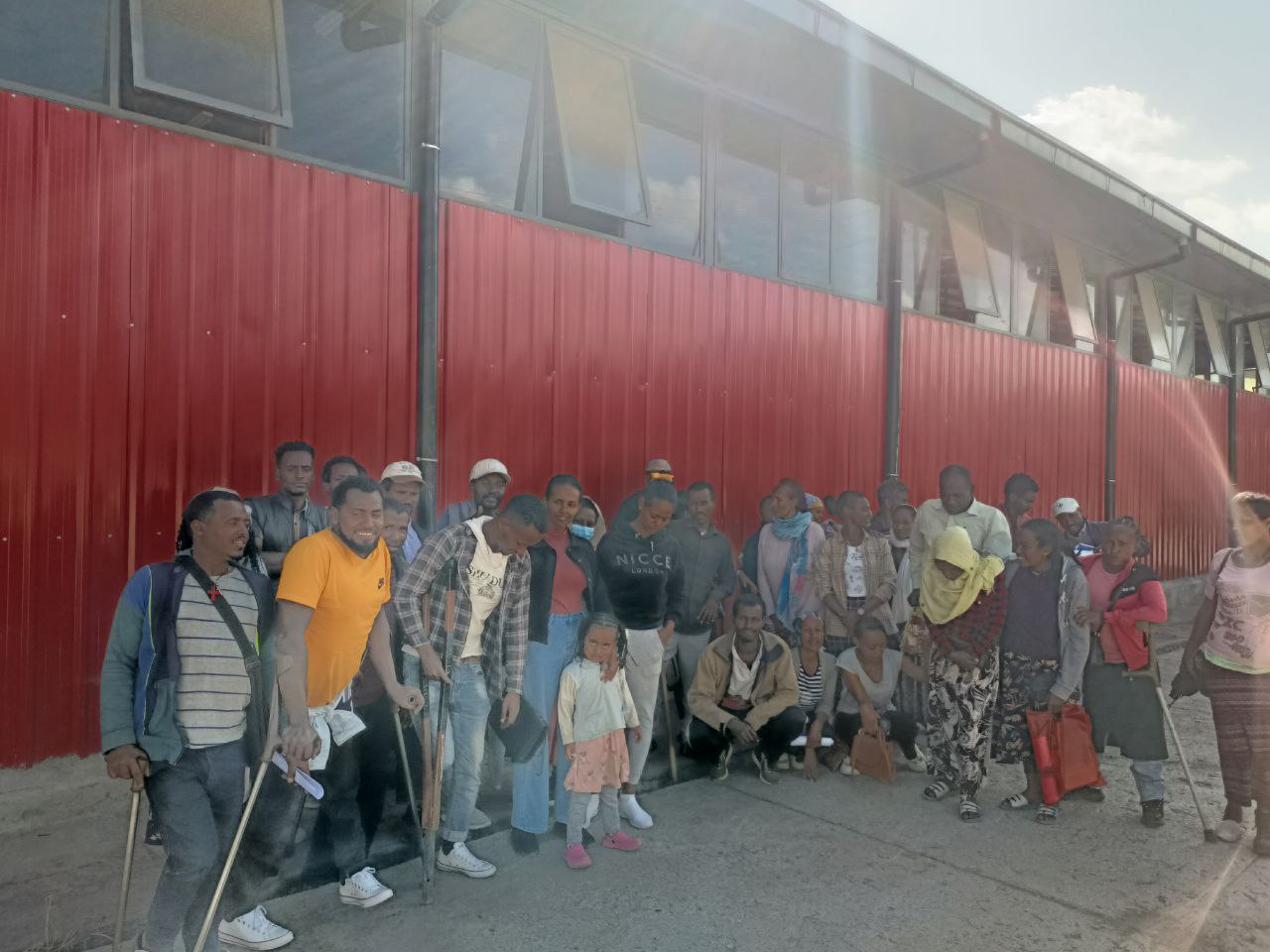 PWD trainees group photo outside training facility
